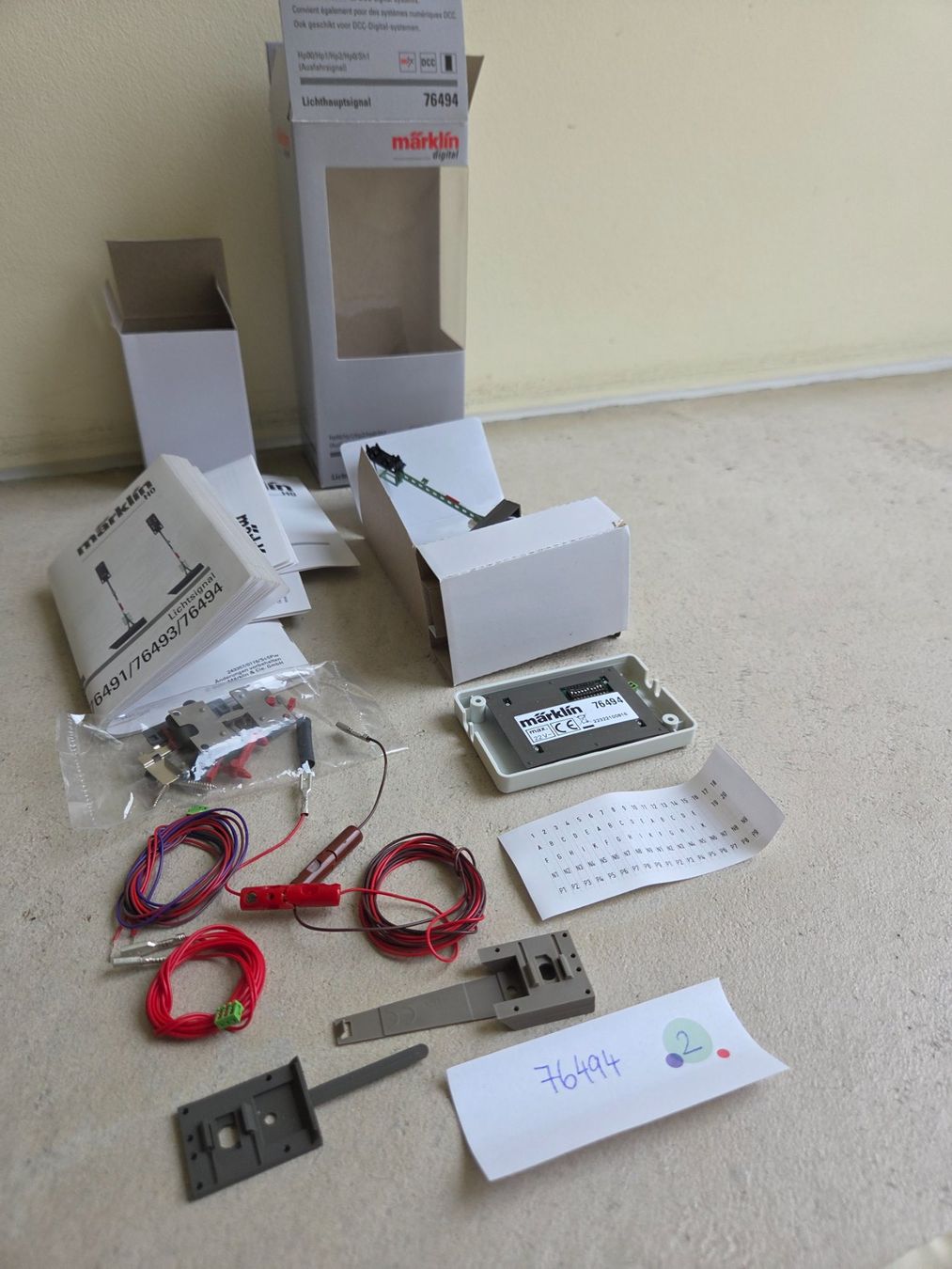 Märklin Modellini di ferrovie: Märklin Lichthauptsignal 76494 – Usato da Udligenswil venduto da Giordi3