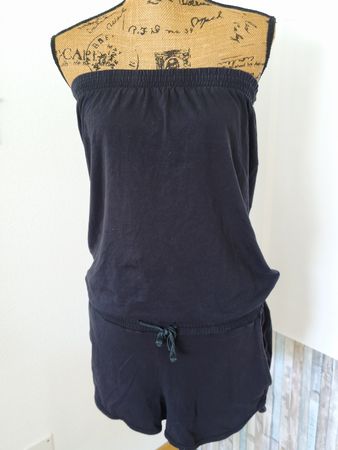 Jumpsuit Urban Classics schwarz trägerlos Grösse M
