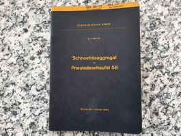 Schneefräsaggregat zu Pneuladeschaufel 58