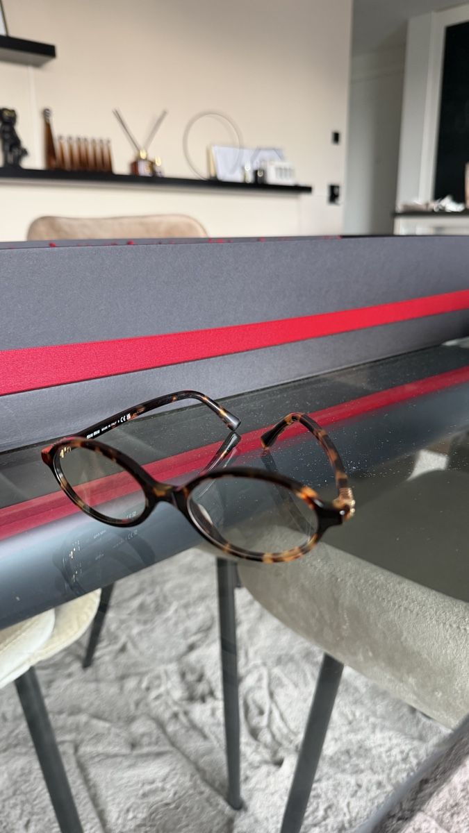 Miu Miu Brillen & Gläser: Miu Miu Brille braun leoprint mit Etui – Gebraucht aus Steinhausen von Luxuryfashion123 3