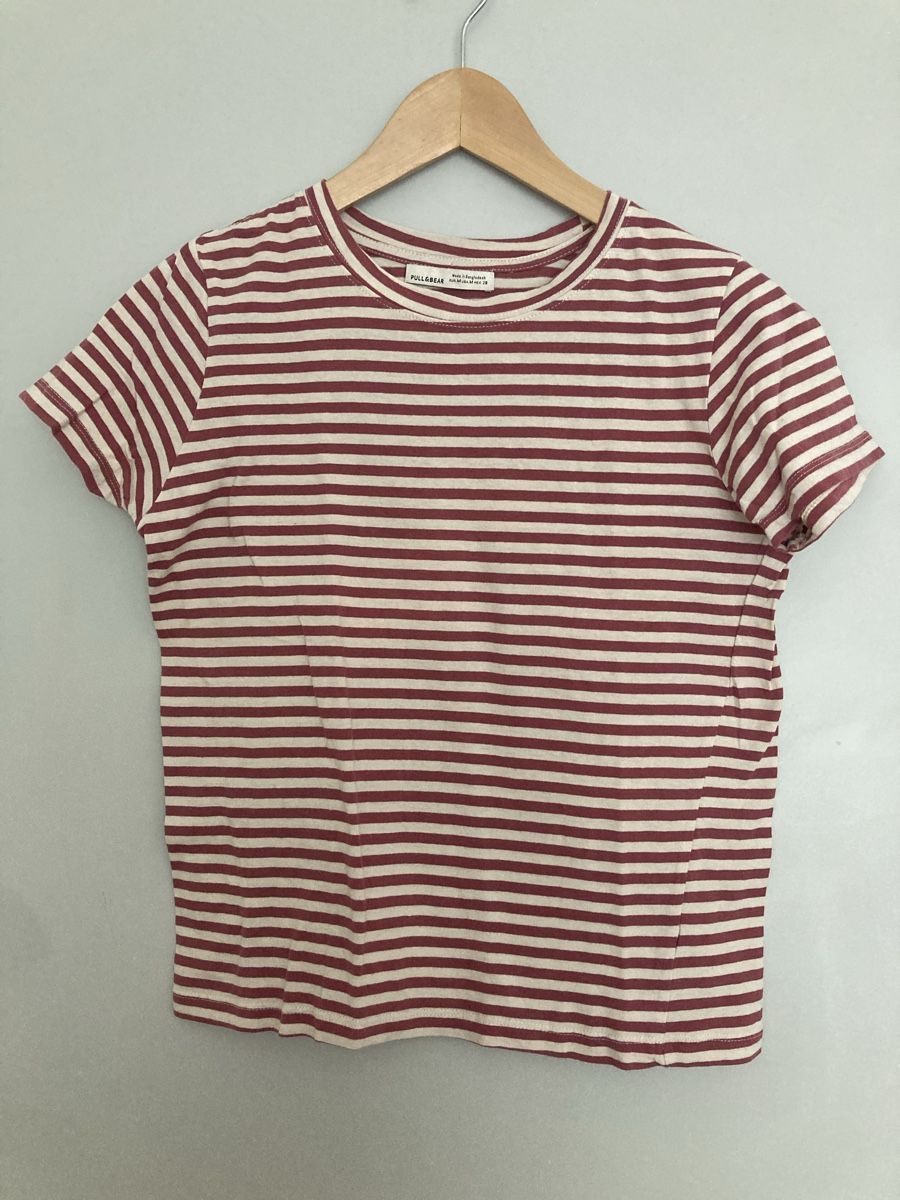 Pull&Bear T-Shirts: PULL&BEAR gestreiftes T-Shirt Gr. M, NEU – Neu (gemäss Beschreibung) aus Schlieren von cotopaxi06