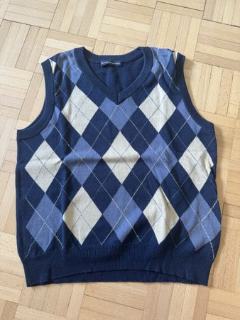 Gilet Brandy Melville Bleu Losange Taille S
