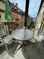 Balkon-/Gartenmöbel-Set | Aluminium | Tisch + 3 Stühle