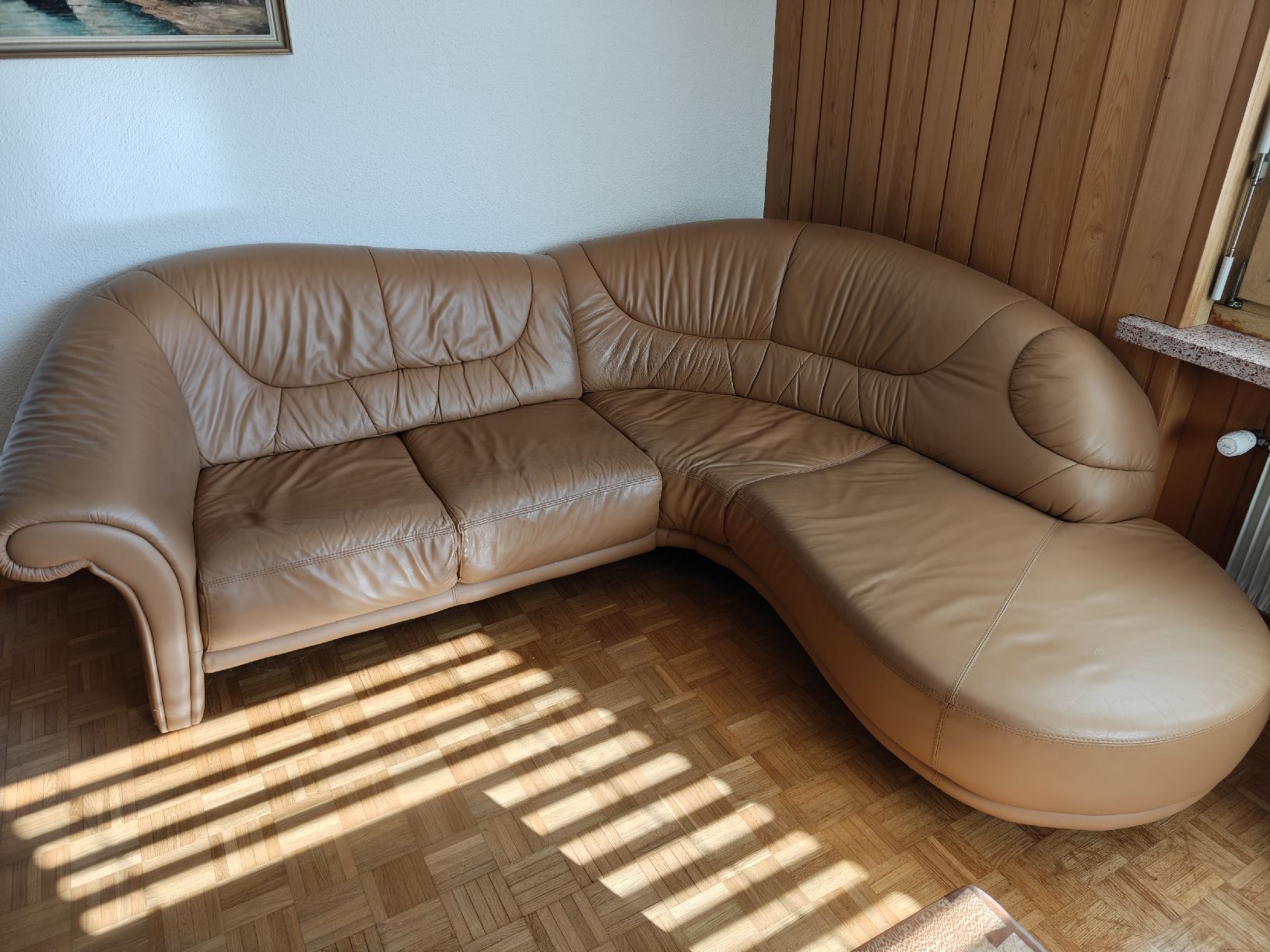 Sofas: Leather sofa and chair – Gebraucht aus Domat/Ems von djpuser01