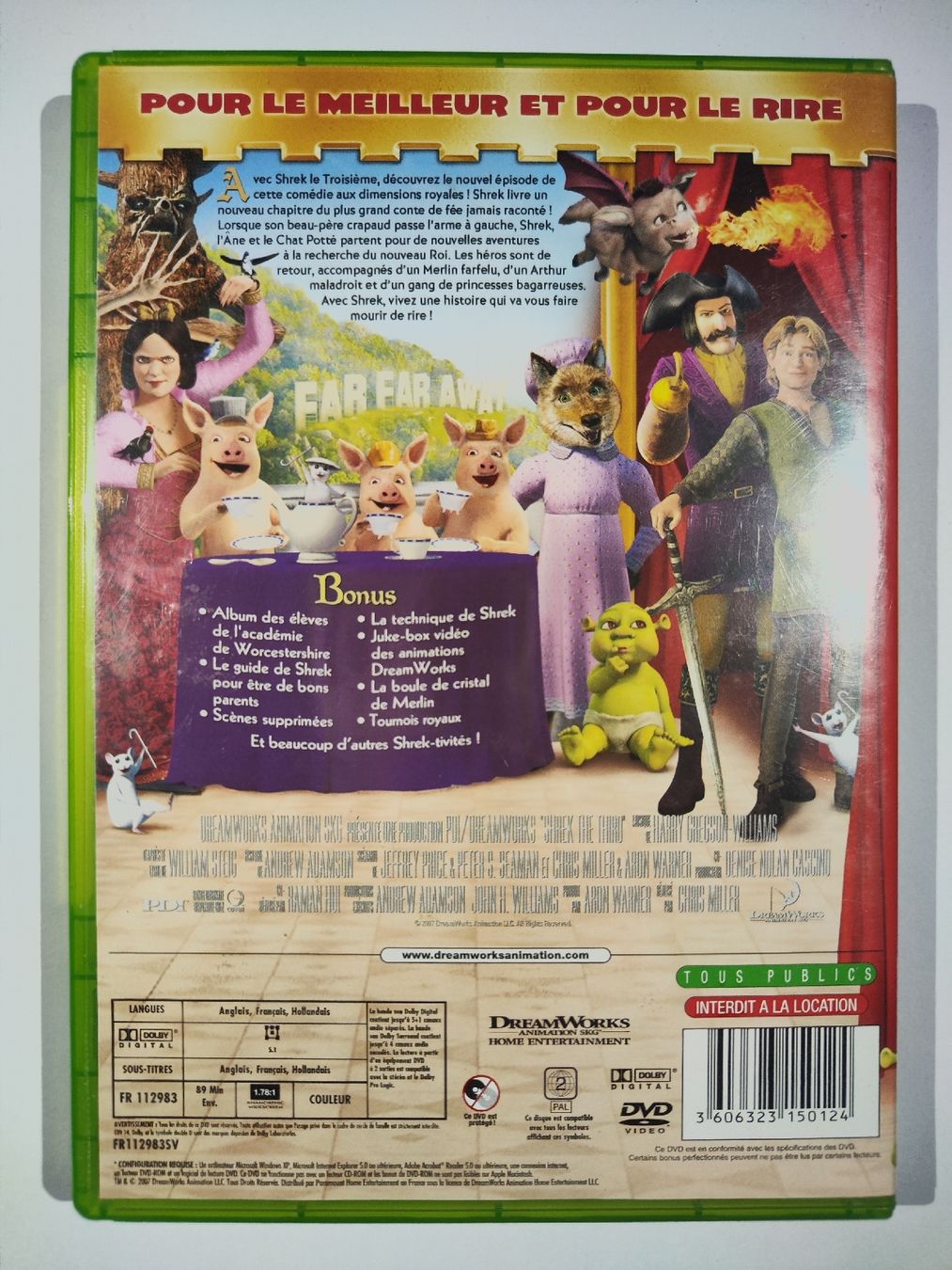 Tutti i DVDs: DVD - Shrek le troisième – Usato da Commugny venduto da Teksen 1