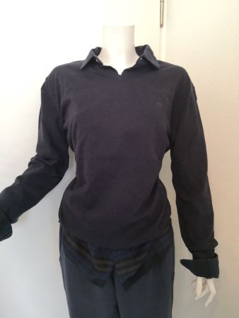 🤩BASEFIELD HERREN PULLOVER DUNKELBLAU COTTON STRETCH