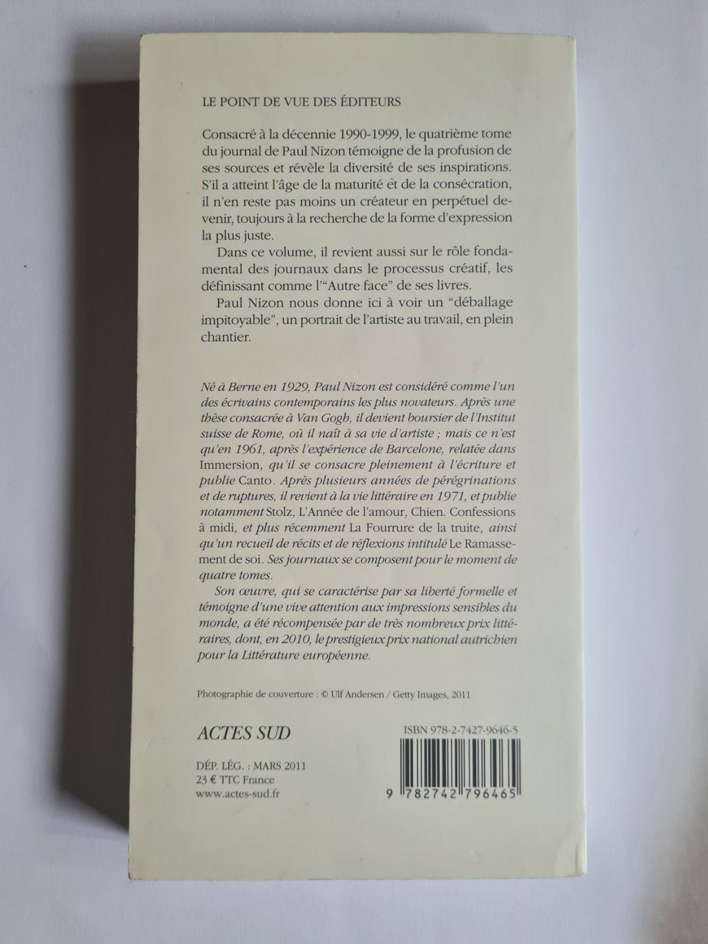 Libri: Paul Nizon " Les carnets du coursier" – Usato da Nyon venduto da gss_7jsq 1