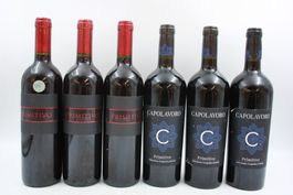 3x Primitivo 3x Capolavoro Rotwein NP: ca 150 CHF(26082969Z)