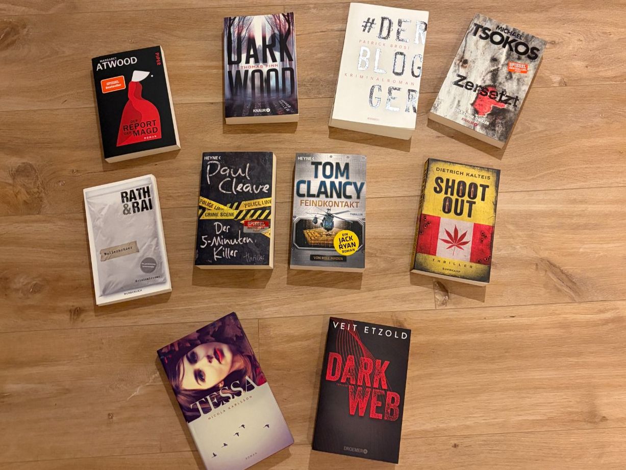 Livres: 10 Thriller und Romane als Set oder Einzelverkauf – D'occasion à Zürich par kun_d8p9