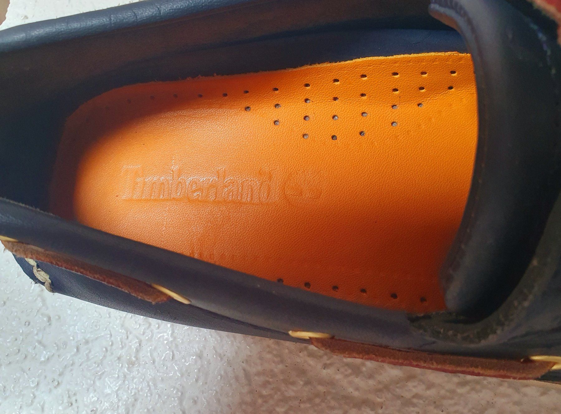 Timberland Scarpe da uomo: Timberland Bootsschuhe, Dunkelblau, Gr.41 – Usato da Teufen AR venduto da pischa 2