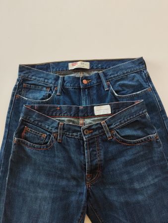 2 jean's Levis + Boss