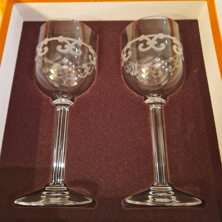 Bicchieri: Hermes  - 2 verres vin crystal – Usato da Lausanne venduto da fclaus-2009 3