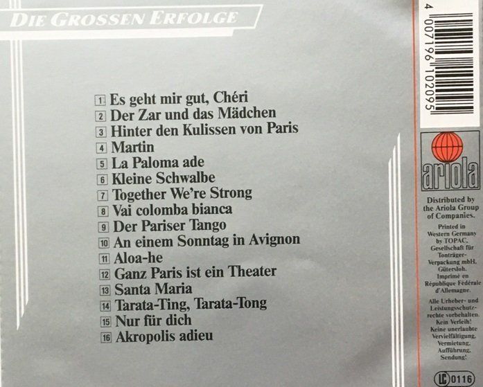CD: Mireille Mathieu - Rendezvous – Usato da Grüningen venduto da azulmarron 1