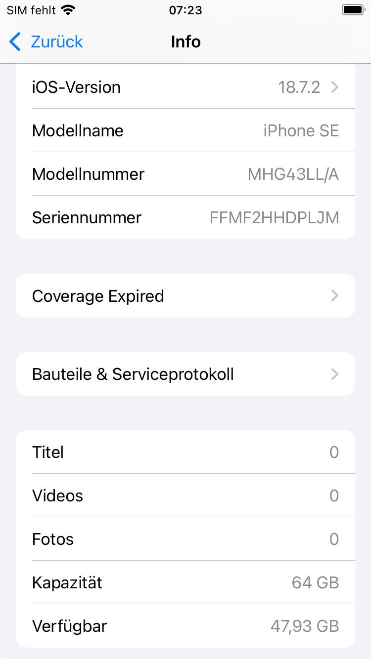 Apple Telefoni cellulari / Smartphones: IPhone SE 2020 64GB schwarz – Usato da Zürich venduto da hg4u 2