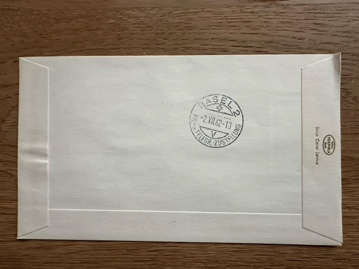 Tous les timbres: Schweiz - 1962 Jubiläumsblock FDC mit ET Stempel – D'occasion à Schmitten / FR par Samsara169 1