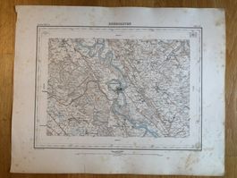 Siegfriedatlas Bl. 157: Bremgarten 1882