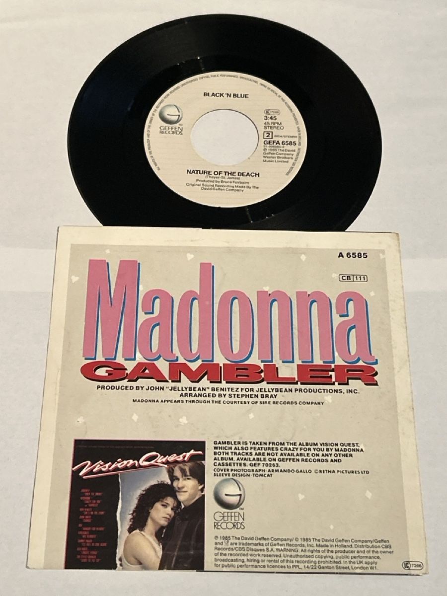 Dischi in vinile: Madonna. 1986. Gambler – Usato da Faulensee venduto da Mizuno06 1