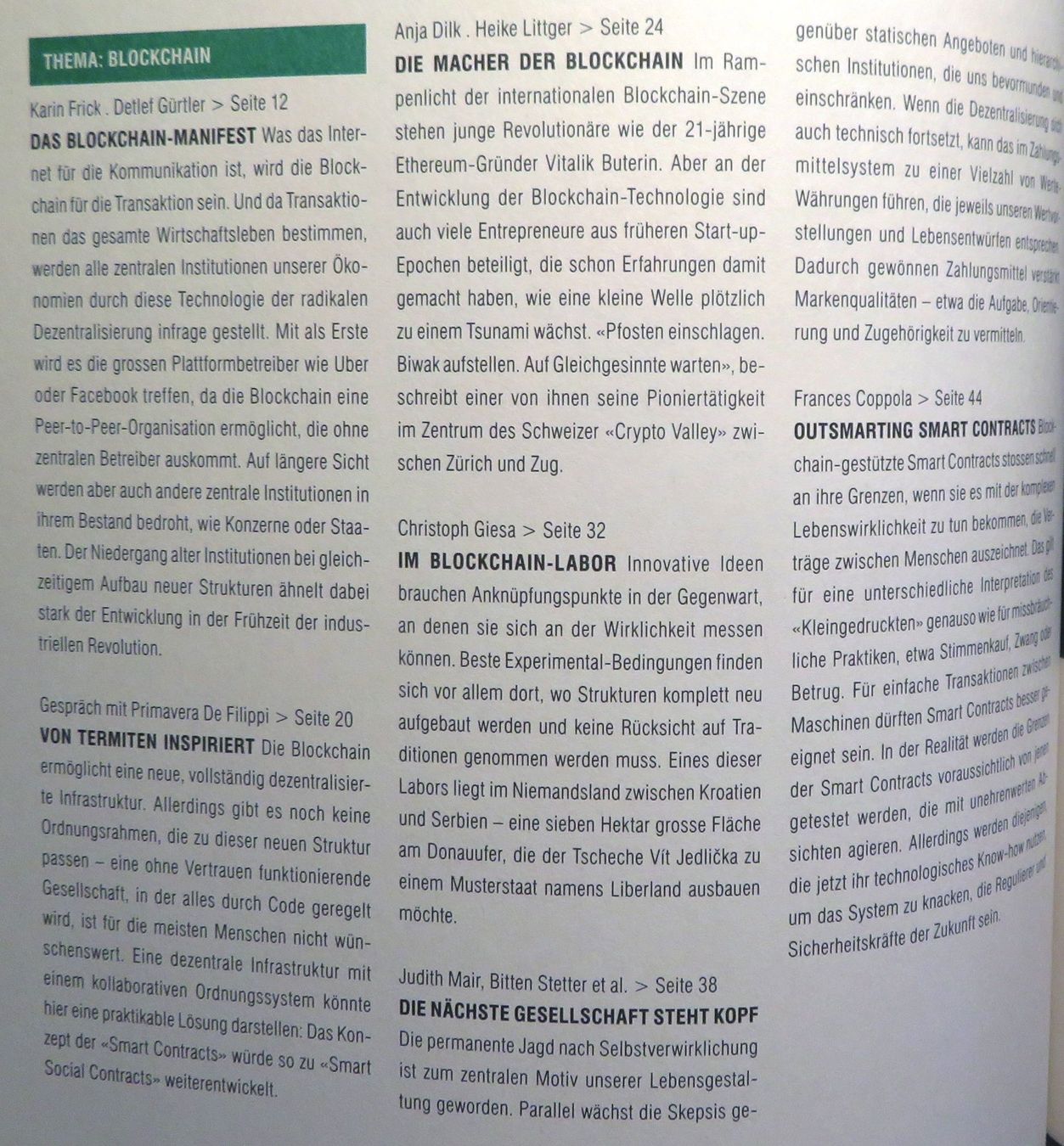 Libri: Das Blockchain-Manifest - GDI IMPULS Nr. 2 / 2016 – Usato da Oberriet SG venduto da ganesh435 2