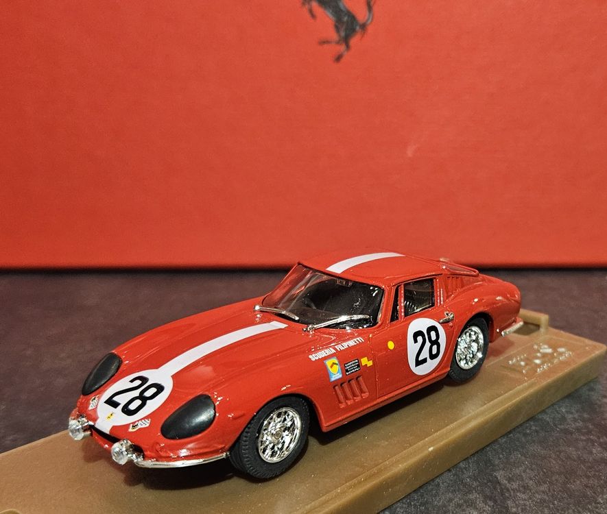 Ferrari 275 GTB/4 Miller Yellow #7 - BOX Models 1/43 - Diecast - Occasion