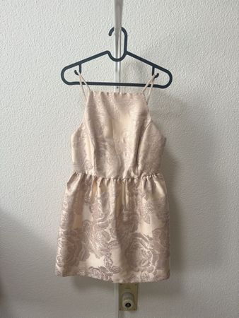 Goldenes Cocktailkleid Gr. 38