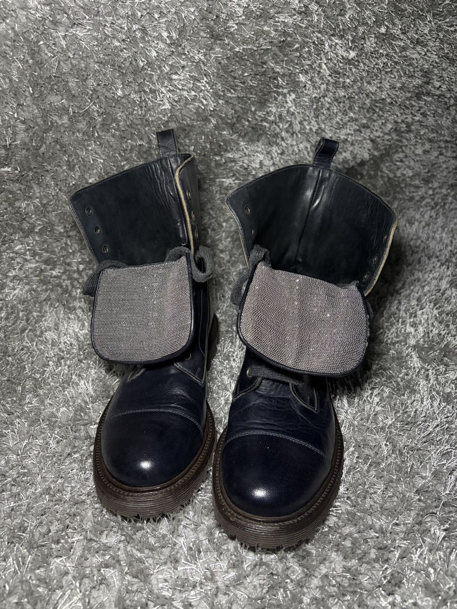 Brunello Cucinelli Scarpe da donna: Brunello Cucinelli Leather Boots Size 39 – Usato da Brislach venduto da edu_t6pq 1