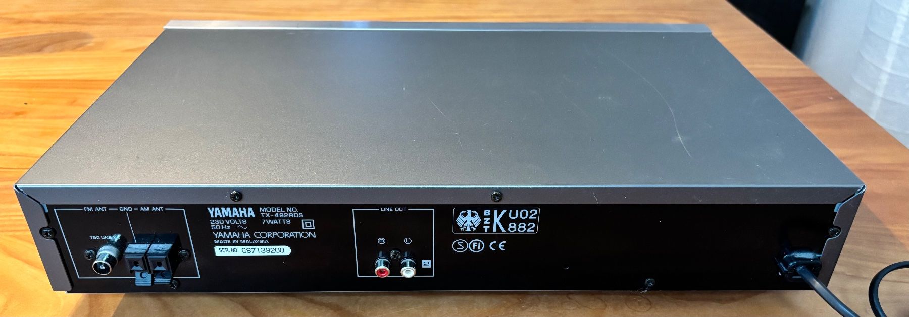 Yamaha Radio: Yamaha TX492RDS Tuner – Usato da Zürich venduto da Dries 1