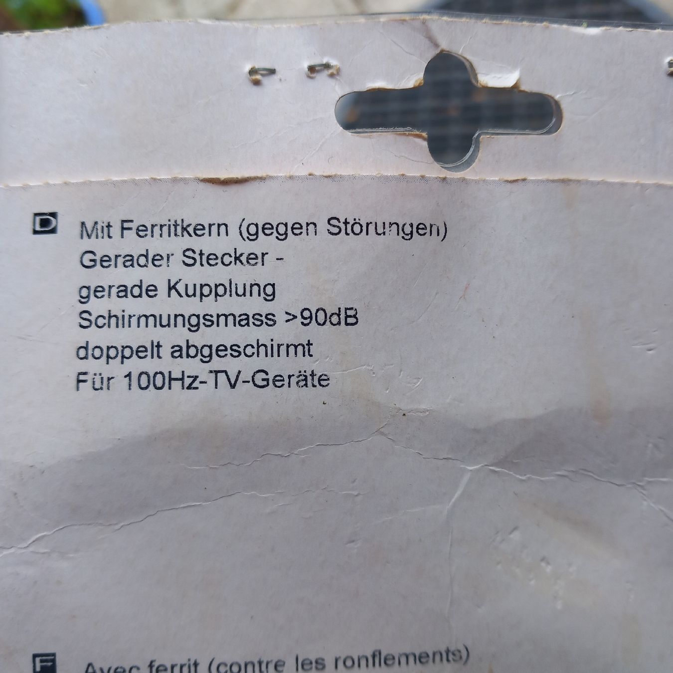 Kabel: Antennenkabel mit Ferritkern 2x 10m  – Neu (gemäss Beschreibung) aus Ebnat-Kappel von blazzi 7