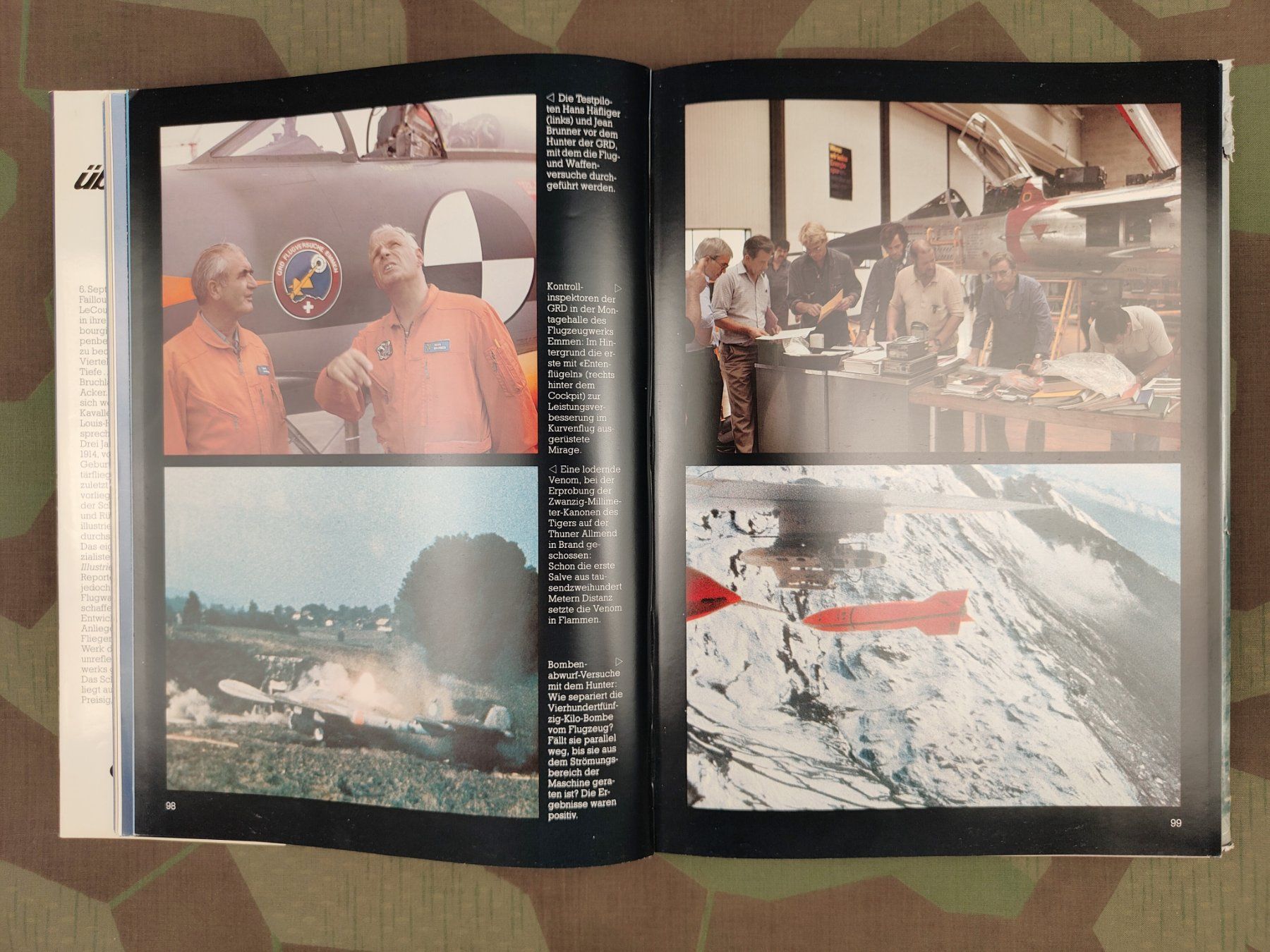 Schweizer Armee Uniformi: Buch Piloten über den Alpen – Usato da Bauma venduto da SwissMilitaria 6