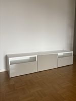 TV-Lowboard weiss mit Schubladen guter Zustand