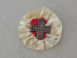 Sport Abzeichen Brosche Medaille Yverdon VD Waadt um 1900
