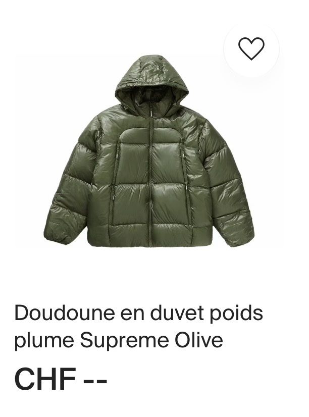 Supreme Giacche: Doudoune Supreme Pertex Quantum Olive taille M – Usato da Villiers venduto da nou_68rh 6