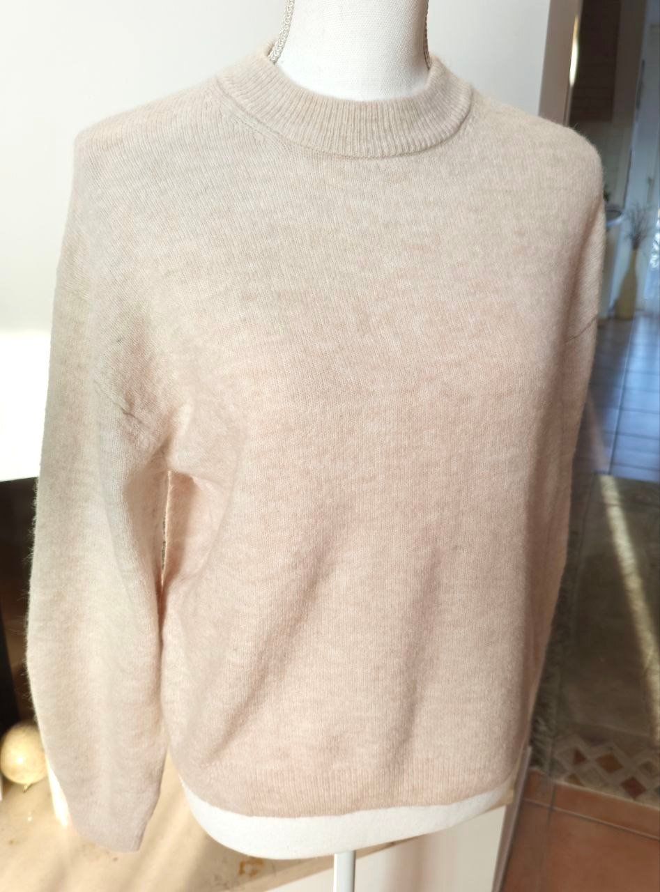 H&M Maglioni & Felpe: DAMEN WOLLE PULLOVER  GR.S H&M, HELL BEIGE, NEU – Nuovo e nell'imballaggio originale da Weiningen ZH venduto da actera 2
