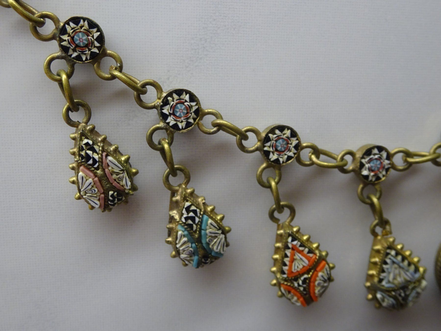 Catenine: Mikromosaik Collier – Usato da Esslingen venduto da FetteSchnecke 5