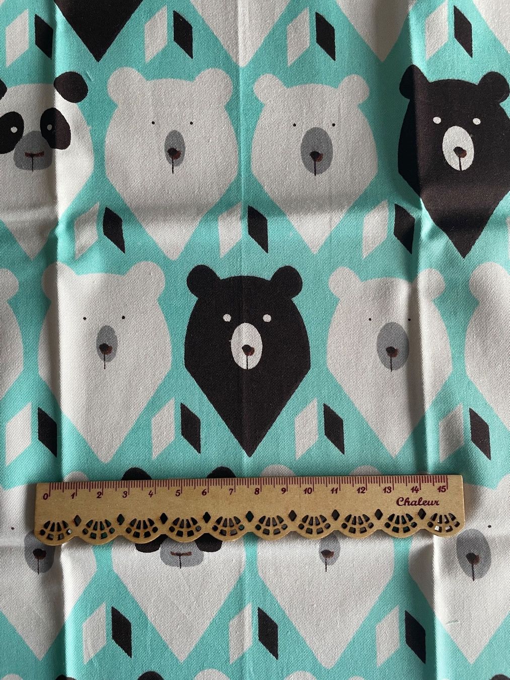 Stoffe: Fat quarter/Coupon patchwork-couture Ours et Panda – Neu und originalverpackt aus Gland von san_xz5j 1