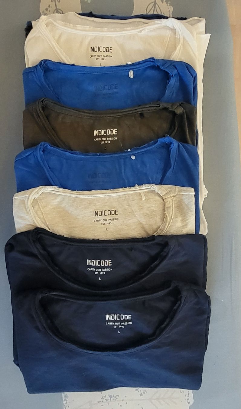 T-shirt: 8 x INDICODE T-Shirts Herren Grösse L – Nuovo (secondo la descrizione) da Aarau venduto da steph1