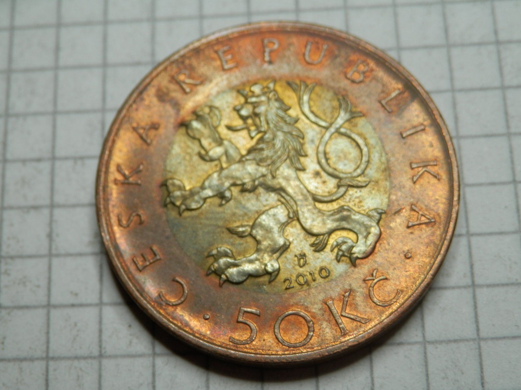 Tutti le monete: Tschechische Republik 50 Kronen, 2010 – Usato da Weiach venduto da weiach81 1