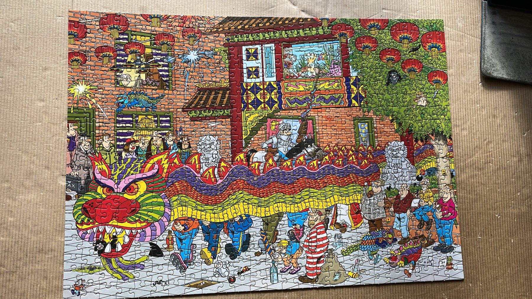 Puzzle: Jan VAN HAASTEREN Chinesisches Neujahrsfest – Usato da Pratteln venduto da 66werni 1