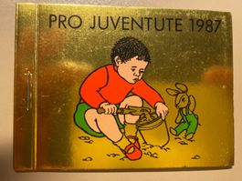 Pro Juventute Briefmarkenheft 1987  1.Tag