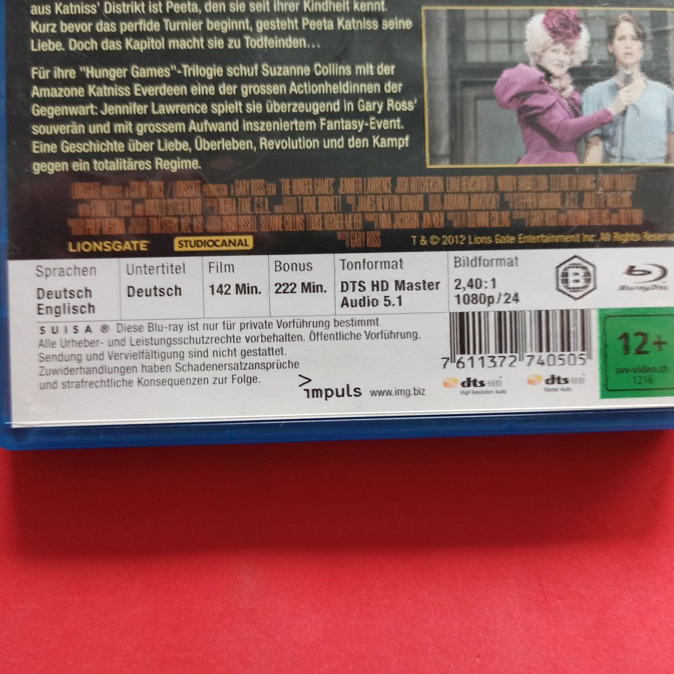 Tutti i DVDs: Die Tribute von Panem – Usato da Dübendorf venduto da kb86_MOVIE 2