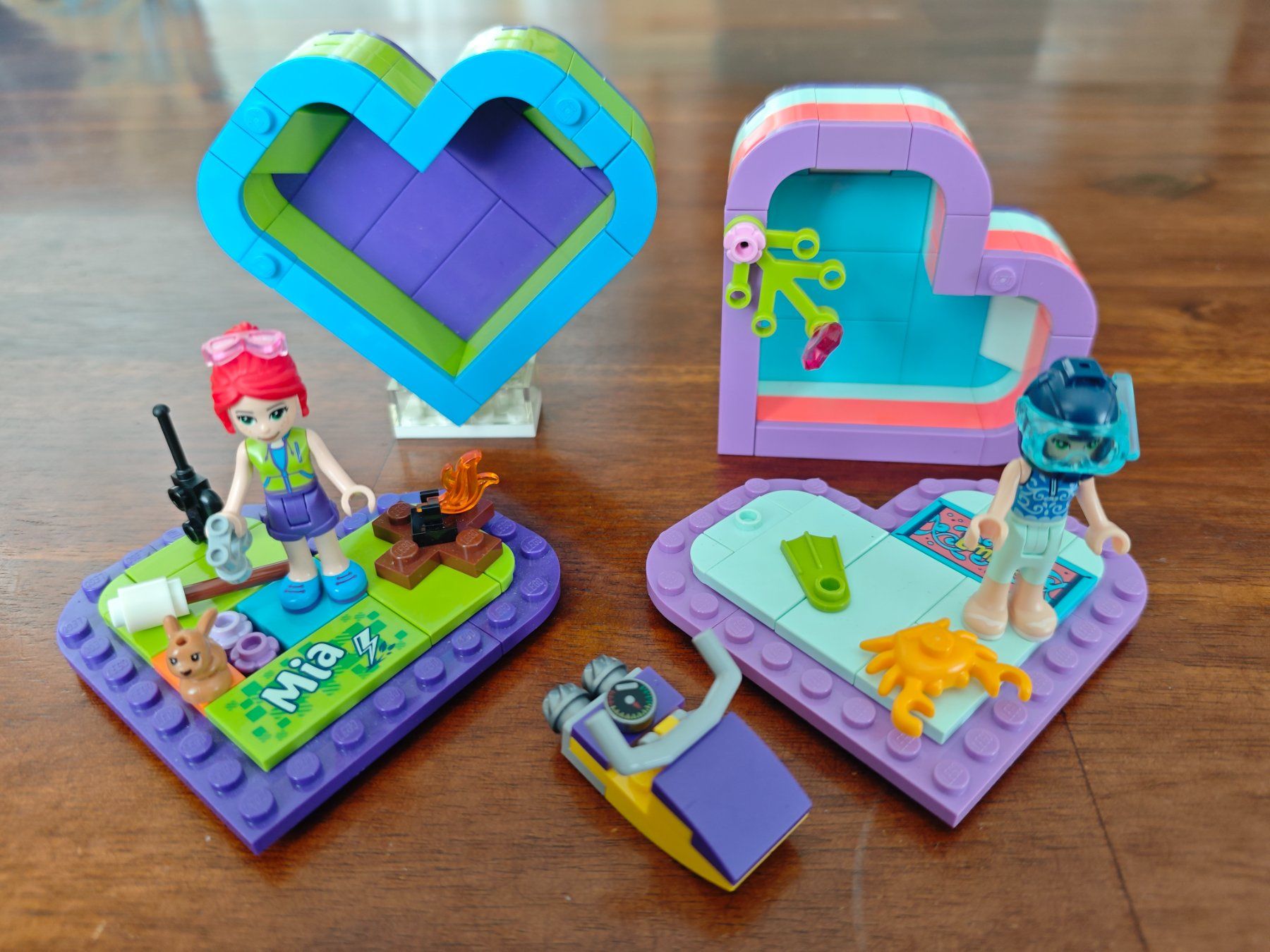 Lego Kit di costruzioni: LEGO Friends 2 Herzboxen 41358+41385. – Usato da Dürrenäsch venduto da gadofashion