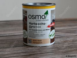 Osmo Hartwachs-Öl High Solid Farbig 3040 Weiß transparent