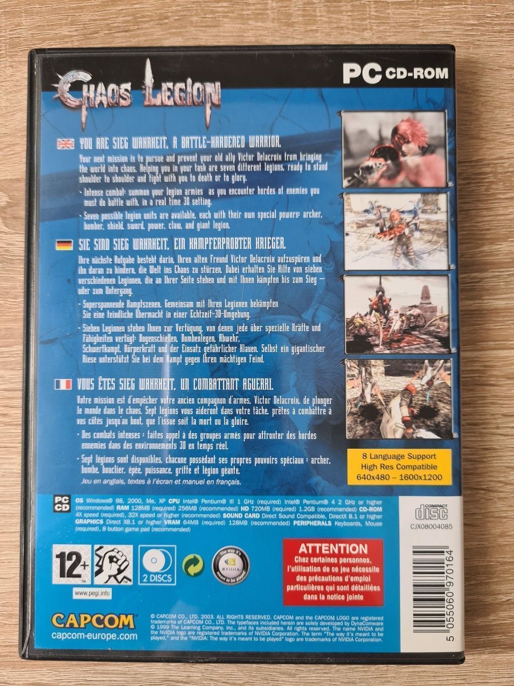 Giochi: Chaos Legion (2 CD) - PC – Usato da Carouge GE venduto da Franllo 1