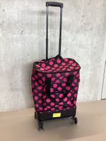 Trolley Einkaufstasche schwarz pink- Wiitergäh