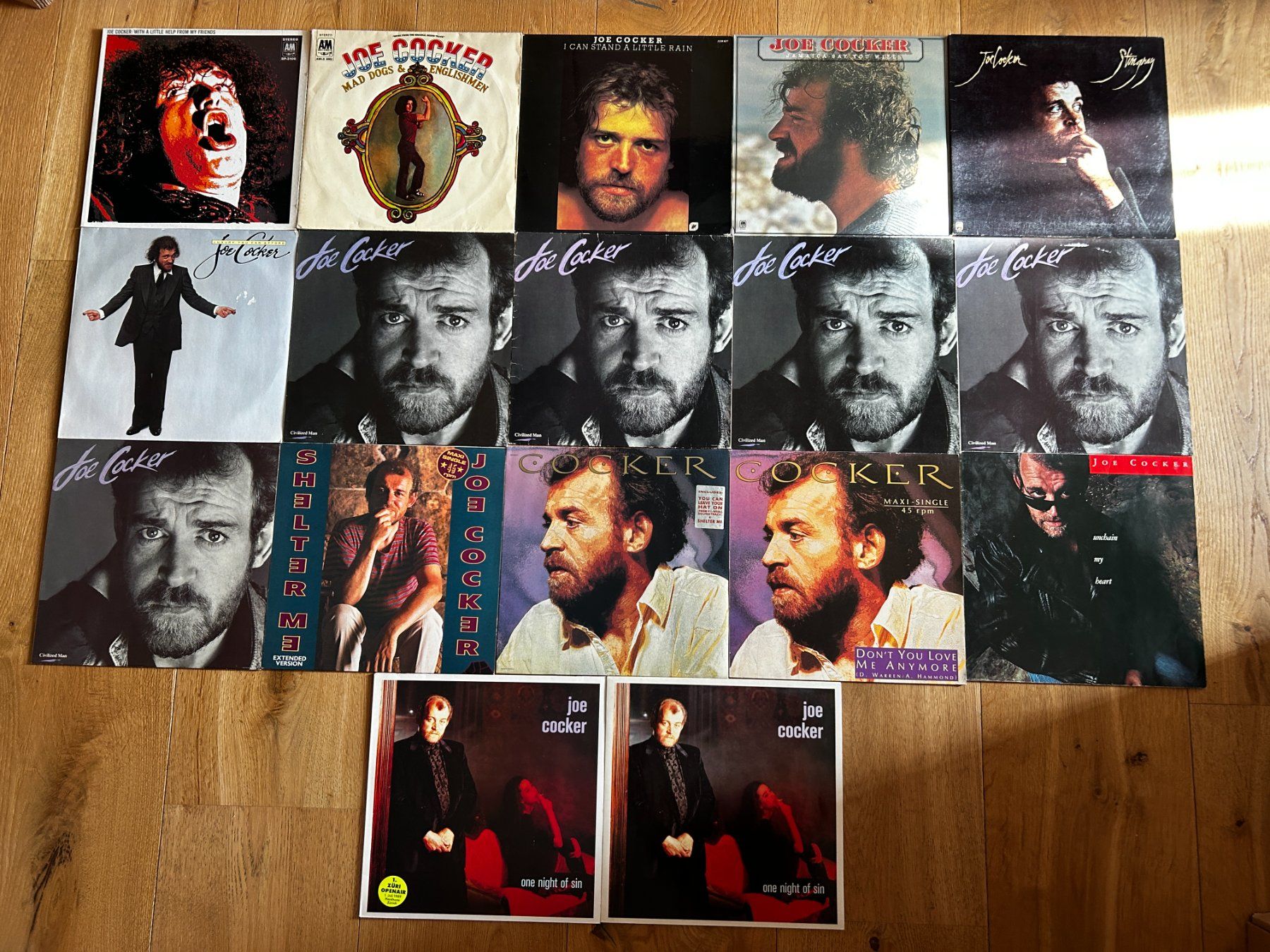 LP Sammlung Joe Cocker, 18 LPs, div. Pressungen, top (Gebraucht) in ...