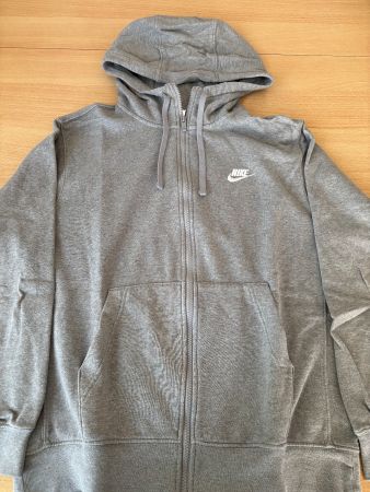 Nike Kapuzenjacke/Hoodie , hellgrau , Gr. M