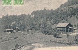Aux Plans de Frenières + 1908 Frankatur