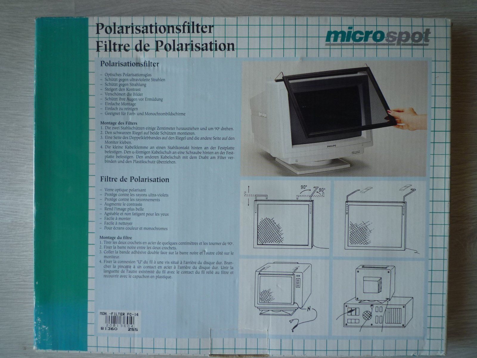 PC: Polarisationsfilter - Filtre de polarisation – Usato da Delémont venduto da fagemina
