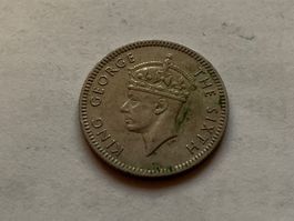George VI (5 cents) Malaya 1950