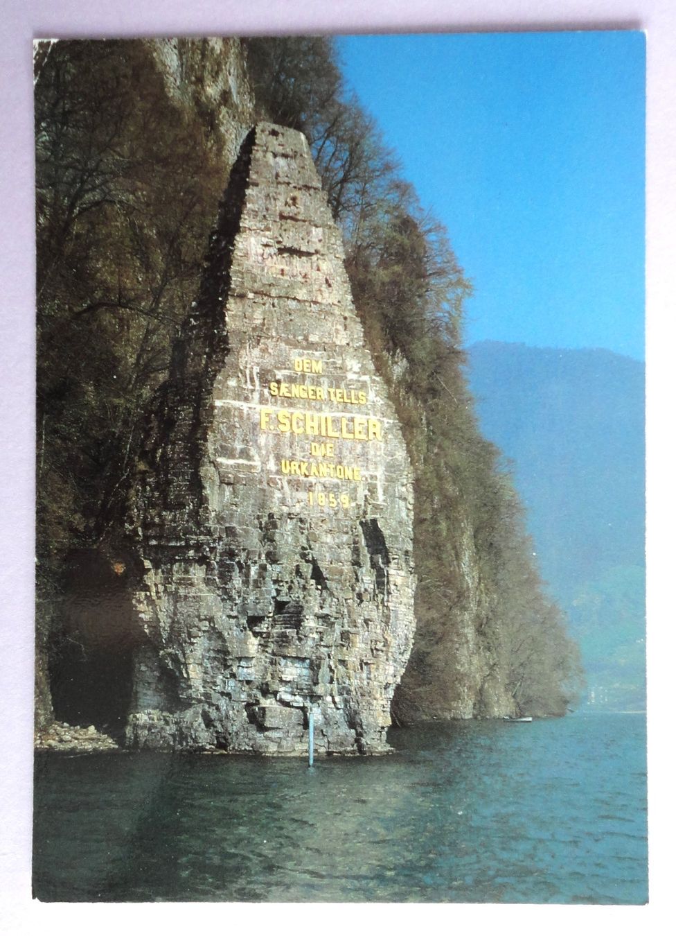 Cartoline postali: Schillerstein (Urnersee) – Usato da Fétigny venduto da Billy2miny
