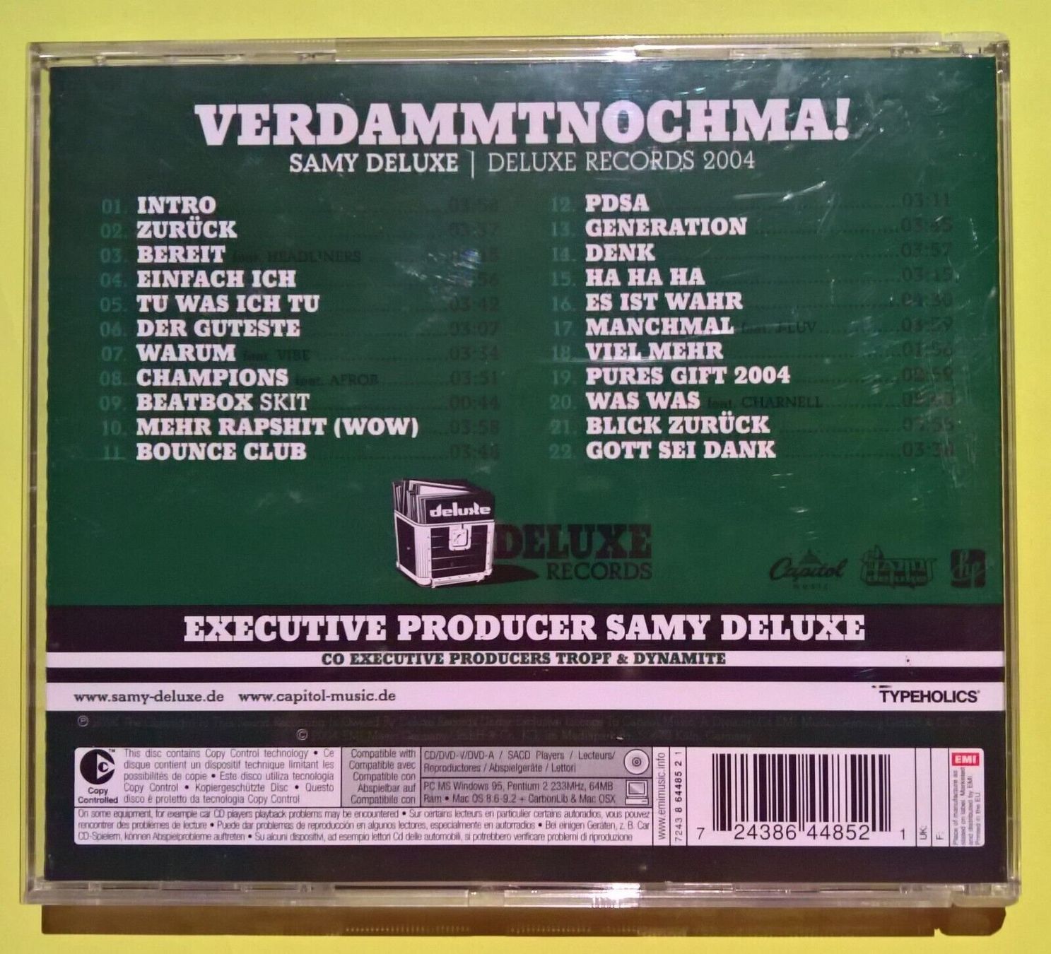 CD: Samy Deluxe - Verdammtnochmal                          '2004 – Usato da St.Gallen venduto da elk2023 2